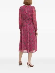 Платье миди с запахом и абстрактным принтом Joop!, розовый