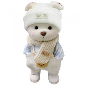 Плюшевая кукла Cartoon Joint Bear высотой 30 см MIXIANG, белый