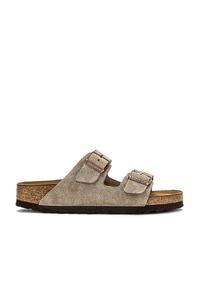 Сандалии BIRKENSTOCK Arizona Soft Footbed, цвет Taupe