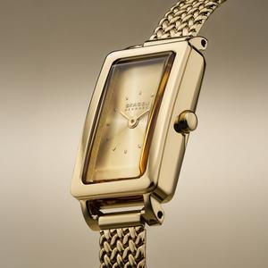 Женские аналоговые часы Skage из нержавеющей стали SKW3178 Skagen, цвет Gold