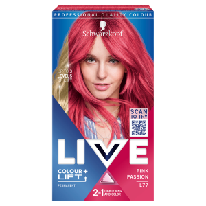 Schwarzkopf Colour+Lift L77 Pink Passion краска для волос l77 осветляющая и окрашивающая розовая страсть, 1 упаковка