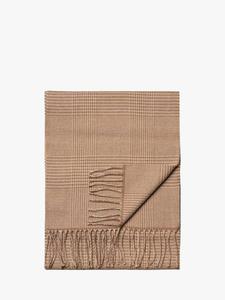 Шарф из мериносовой шерсти в клетку Eton, Beige