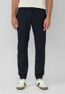 Брюки стандартного кроя из эластичной ткани S.Oliver Black Label, Navy