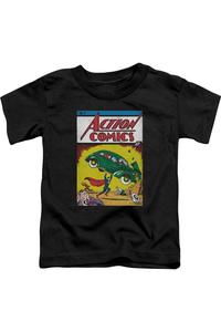 Футболка с коротким рукавом для малышей Superman Action No 1 Gildan, темно-синий