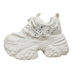 Forest Princess Дышащие низкие кроссовки на массивной подошве, женские, белые
