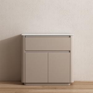 Mikemijia Комод 80х40х85 см для гостиной, настенный, современный минимализм, каменная столешница, многостворчатый