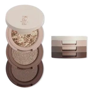 Набор из трех теней для век Beauty Bento Stacked Eyeshadow Trio Kaja, Forest Night (sparkly earthy browns)