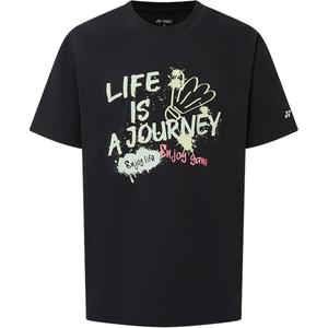 Мужская футболка с коротким рукавом YONEX, черный