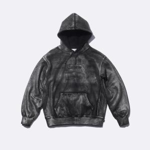 Толстовка Supreme x MM6 Maison Margiela Foil Box Logo, черный