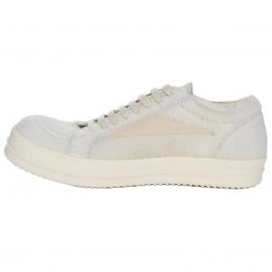 RICK OWENS RO Concordians Кожаные низкие кроссовки для скейтбординга 3,5 см мужские молочно-белые