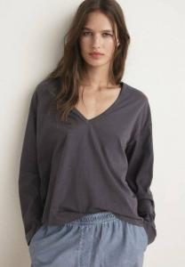 Толстовка Mango S DETAILY NA RUKÁVECH, Anthracite