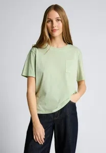 Mit brusttasche basic tshirt Tom Tailor Denim, Light Matcha Green