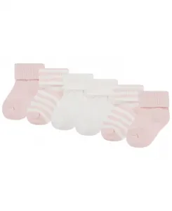 Детские носки с отворотом на щиколотке, 3 пары Huggies, розовый