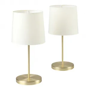 Набор из 2 вспомогательных настольных ламп Noon El Corte Inglés, золото
