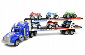 Большой эвакуатор с автомобилями разных цветов Midex