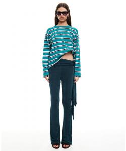 Женские брюки средней посадки с завязками в виде бабочек Lioness, Forest