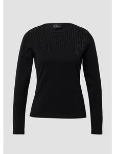 Вязаный свитер в цвете 9999_черный s.Oliver