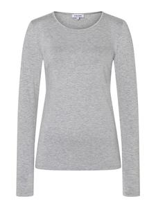 классическая рубашка с длинными рукавами в цвете серебристо-серый меланж More & More