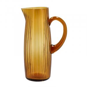 Kusintha - Кувшин стеклянный янтарный 1,2 л Bitz, коричневый/прозрачный