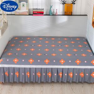 Disney Комплект постельного белья из хлопка, 4 предмета, татами, размер кровати/кана 3.4x2.0 м: 3.8x2.3 м + высота юбки 3 см, цвет серо-черный, Hermès Gray
