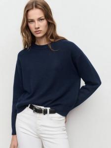 Мариано джемпер с круглым вырезом Mango, Navy