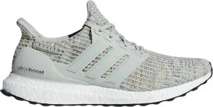 Кроссовки Adidas UltraBoost 4.0 'Grey Multicolor', серый