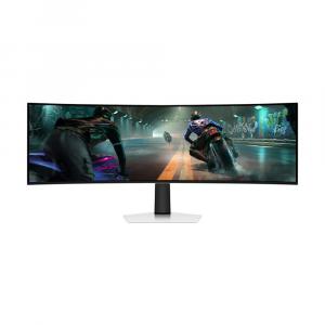 Монитор игровой изогнутый Samsung Odyssey OLED G9 G91SD, 49", 5120х1440, 144 Гц, OLED, серебристо-серый