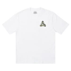 Футболка Palace Jungle Camo Tri-Ferg T-Shirt 'White', белый