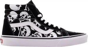 Кеды Vans SK8-Hi Reissue Skulls, черный