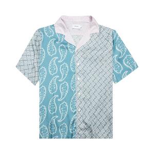 Топ Rhude Multi Paisley Button Down, Green/Blue