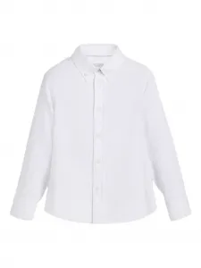 Рубашка с длинными рукавами Brunello Cucinelli Kids, белый