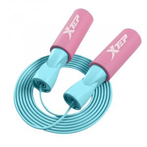 Материал ручек скакалка, foam, материал троса pvc, kids, 2,6 м LINING, розовый