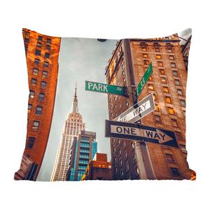 Декоративная подушка MuchoWow Диванная подушка Декоративная подушка для гостиной 45 x 45 см Центр города Нью-Йорк - Чехлы на подушки - Декоративные чехлы на подушки - Декоративные чехлы на подушки