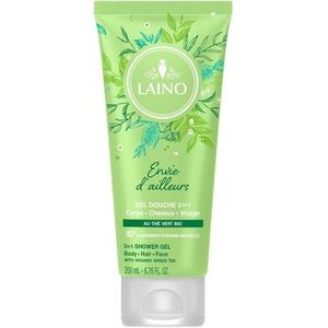 Увлажняющий гель для душа 3 в 1 Зеленый чай 200 мл Laino