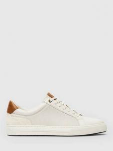 Кроссовки transit из натуральной кожи на шнуровке Rodd & Gunn, цвет Chalk