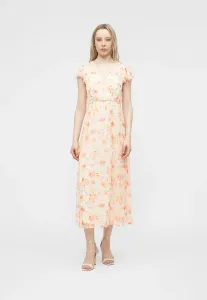 Платье viemma с v-образным вырезом, повседневное платье Vila, Cloud Dancer