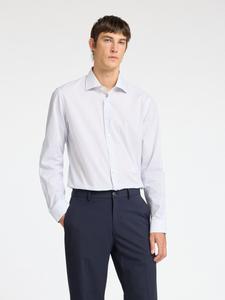 Рубашка Slim Fit на пуговицах SELECTED, белый