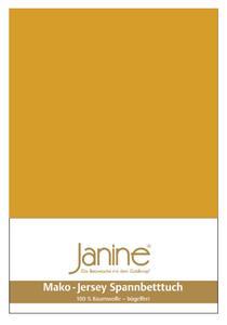 Простыня Janine Mako Feinjersey, цвет honiggold