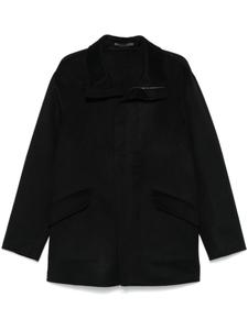 Giorgio Armani фактурное пальто, синий