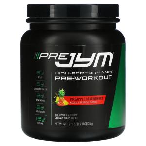 Предтренировочный Комплекс JYM Supplement Science High Performance, ананас и клубника, 780 г