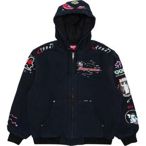 Куртка Supreme AOI Hooded Work, сине-черный
