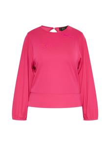 Женская рубашка с длинными рукавами розового цвета faina