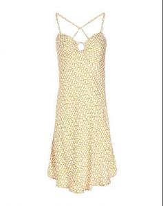 Мини-платье из вискозы с принтом 8 by YOOX, оранжевый