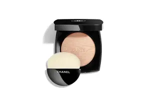 Мерцающая пудра-хайлайтер Chanel Poudre Lumière, 10 ivory gold, 8.5 г