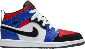 Кроссовки Air Jordan 1 Mid PS Top 3, разноцветный