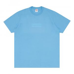 Футболка Supreme Tonal Box Logo, яркий голубой