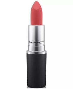 Пудровая губная помада Kiss Mac, цвет Stay Curious (muted pinky red)