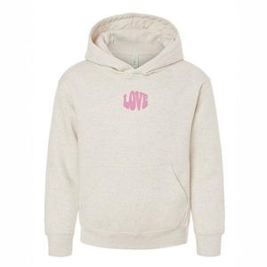 Худи с вышивкой love в стиле bold youth The Juniper Shop, Natural