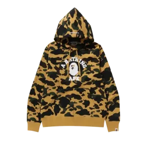 Худи BAPE 1st Camo College Pullover 'Yellow', желтый