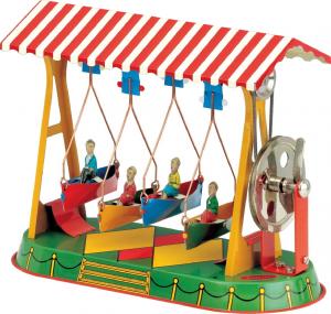 Качели с лодочками — модель с паровым двигателем Wilesco.